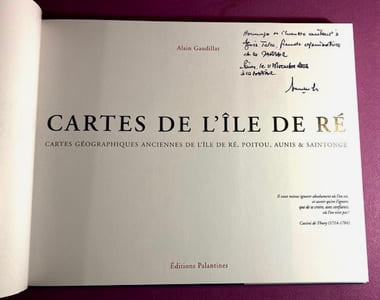 Cartes de l'Île de Ré. Cartes géographique anciennes de l'Île de Ré, Poitou, Aunis & Saintonge.
