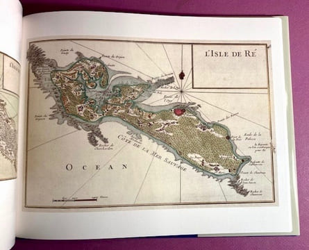 Cartes de l'Île de Ré. Cartes géographique anciennes de l'Île de Ré, Poitou, Aunis & Saintonge.. GAUDILLAT, Alain.