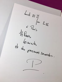 Huis Clos [exemplaire signé par l'artiste]