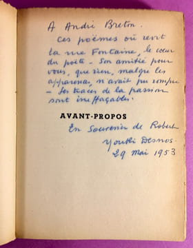 Domaine public [Envoi de Youki Desnos à André Breton]. DESNOS, Robert.