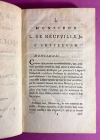Grammaire générale raisonnée hollandoise. A l'usage des étrangers et principalement des François qui veulent apprendre cette langue. Par Ernst Zeydelaar, maître de la pension françoise à Thiel, en Gueldre.