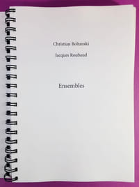 Ensembles [Un des 50 exemplaires signés]