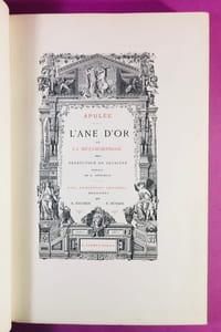 L'Ane d'or ou la métamorphose [Premier tirage, reliure signée Allô]