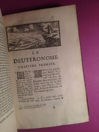 Le Deutéronome traduit en francois. Avec l'explication du sens litteral & du sens spirituel