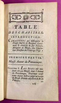 L'Autorité des Livres de Moyse, établie et défendue contre les incrédules.
