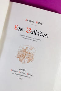 Les ballades [Un des 50 exemplaires sur Chine fort]