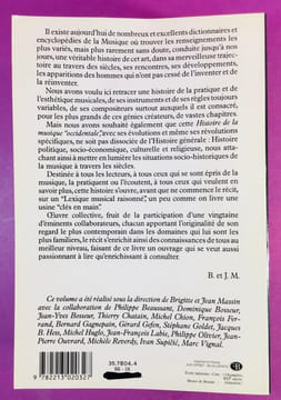 HISTOIRE DE LA MUSIQUE OCCIDENTALE. MASSIN, Jean et Brigitte (sous la direction de)