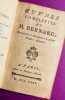Oeuvres complettes de M. Bernard, contenant l'Art d'aimer & autres poésies diverses ; [suivi de] Phrosine et Mélidore, poëme en quatre chants, et ...