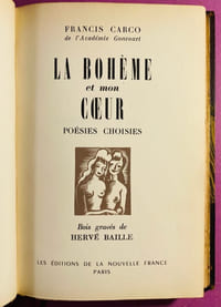 La Bohème et mon coeur. Poésies choisies.
