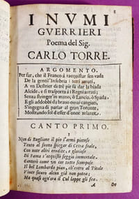 I numi guerrieri, poema heroicomico.