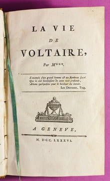 La Vie de Voltaire..  [DUVERNET, Théophile-Imarigeon]