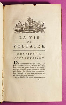La Vie de Voltaire..  [DUVERNET, Théophile-Imarigeon]