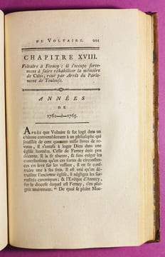 La Vie de Voltaire..  [DUVERNET, Théophile-Imarigeon]
