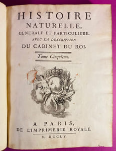 Histoire naturelle, générale et particulière, avec la description du cabinet du roi. Tome cinquième [la brebis, la chèvre, le cochon, le chien]