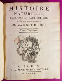 Histoire naturelle, générale et particulière, avec la description du cabinet du roi. Tome cinquième [la brebis, la chèvre, le cochon, le chien]
