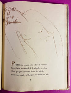 Les feux de la Saint-Jean, poème orné de cinq dessins [Un des 20 exemplaires sur papier de Chanvre]