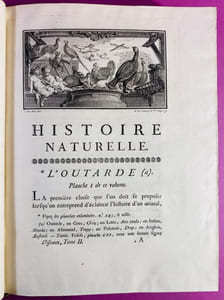 Histoire naturelle, générale et particulière, avec la description du cabinet du roi. Tome Dix-septième. Histoire naturelle des oiseaux, tome second.