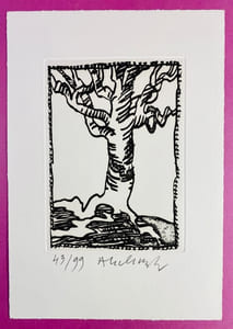 Alechinsky à l'imprimerie [Edition de luxe, eau-forte signée par l'artiste]