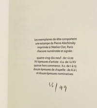 Alechinsky à l'imprimerie [Edition de luxe, eau-forte signée par l'artiste]
