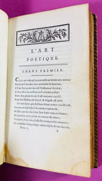 Poésies de Boileau Despréaux.