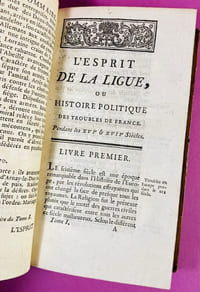 L’Esprit de la Ligue, ou Histoire politique des troubles de France, pendant les XVIe et XVIIe siècles [2 volumes]