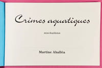 Crimes aquatiques, mini-feuilleton.