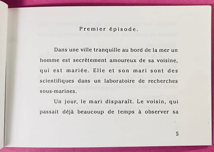 Crimes aquatiques, mini-feuilleton.