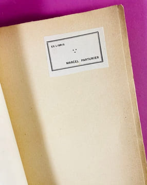 Nouvelles théories sur l'art moderne, sur l'art sacré, 1914-1921 (ex-libris de Marcel Parturier). DENIS, Maurice
