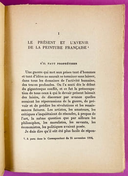 Nouvelles théories sur l'art moderne, sur l'art sacré, 1914-1921 (ex-libris de Marcel Parturier). DENIS, Maurice