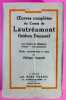 Oeuvres complètes du comte de Lautréamont (Isidore Ducasse). LAUTREAMONT, Comte de ; SOUPAULT Philippe