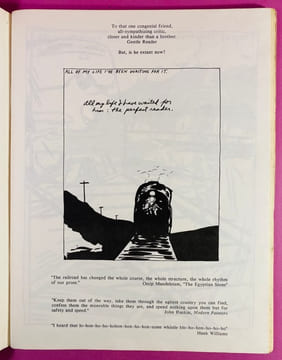 Meandering on a riff. PETTIBON, Raymond.