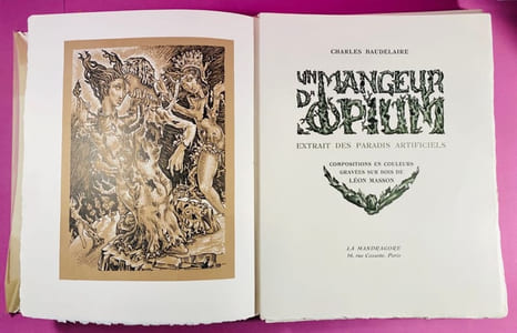 Un Mangeur d’opium, extrait des Paradis artificiels