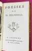 Le Bonheur, Poème allégorique en quatre chants. [CAZIN] ; HELVETIUS, Claude-Adrien