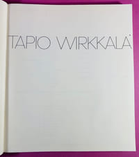 Tapio Wirkkala - Catalogue d'exposition