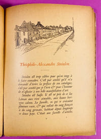 Exposition Steinlen. Novembre-Décembre 1903 (avec son carton d'invitation)