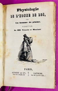 Physiologie de l'homme de loi, par un homme de plume [ex-libris Forgues]