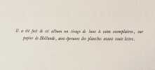 Souvenirs et documents. Centenaire de sa naissance, 21 octobre 1890 [exemplaire sur hollande] ; [Joint] Madame Valentine de Lamartine par l'Abb&eacute; ...