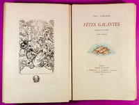 Les fêtes galantes, dessins et eaux-fortes par Léon Lebègue.