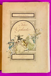 Les fêtes galantes, dessins et eaux-fortes par Léon Lebègue.