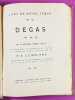 DEGAS - l'Art de notre temps [Ex-libris Marcel Parturier]. [DEGAS] ; LEMOISNE, Paul-Andr&eacute;
