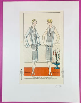Quelques Idées.. - "Prenez-moi" - Planche 5 du N°62 - 1927. [MODE] ; MARTIAL & ARMAND.