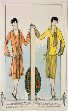Quelques Idées.. - "Florida" et  "Maroco" - Planche 11 du N°60 - 1927. [MODE] ; BERTHE HERMANCE