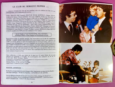 Abbey Road Magazine - Trimestriel - 4 numéros - Année 1991 complète