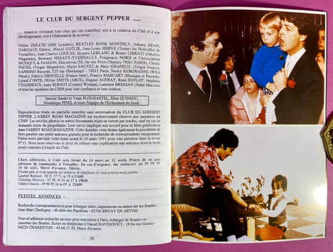 Abbey Road Magazine - Trimestriel - 4 numéros - Année 1991 complète. [BEATLES]