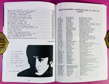 Abbey Road Magazine - Trimestriel - 4 numéros - Année 1991 complète. [BEATLES]