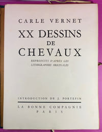 XX Dessins de Chevaux reproduits d'après les lithographies originales