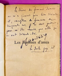 Les Femmes d’amis [Envoi de l'auteur]