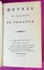 Oeuvres. VILLETTE, Charles, Marquis de