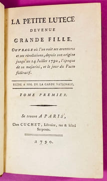 La petite Lutèce devenue grande fille. CARACCIOLI, Louis-Antoine de 
