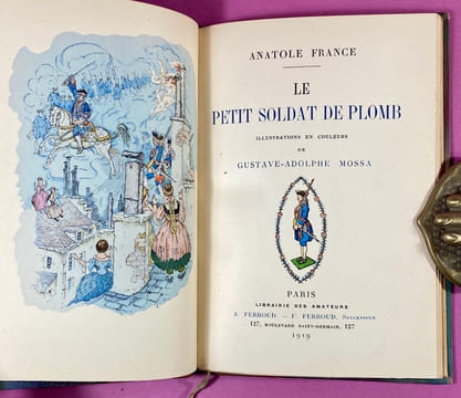 Le Petit Soldat de plomb [Reliure Maroquin]. FRANCE, Anatole ; MOSSA, Gustave-Adolphe.